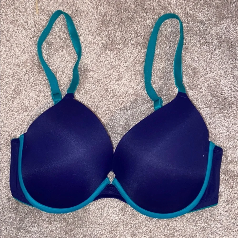 Victoria’s Secret PINK 34D bra purple teal women’s